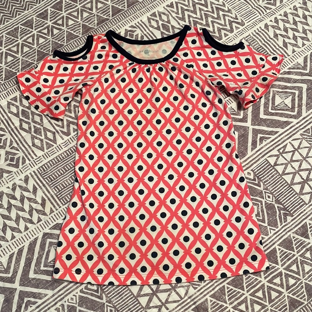 Healthtex cut out shoulder dress